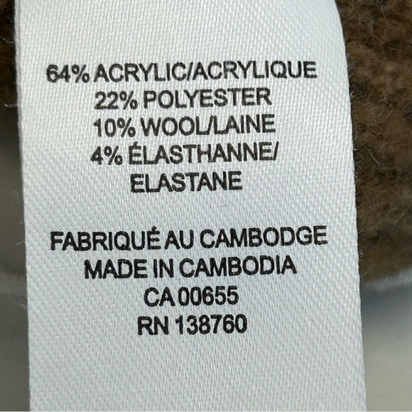 Rw&co women's brown high neck shirt sweater Sz L NWOT - Picture 9 of 12